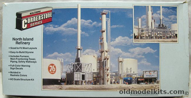 Walthers HO North Island Refinery, 933-3013 plastic model kit